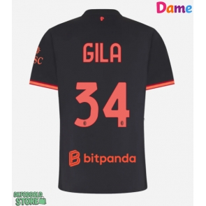 AC Milan Mario Gila #34 Replika Tredjetrøje Dame 2026-27 Kortærmet